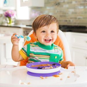 PLATO CON COMPARTIMENTOS Y VENTOSA STAY PUT MUNCHKIN