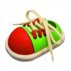JUGUETE MADERA ATA EL ZAPATO PLANTOYS