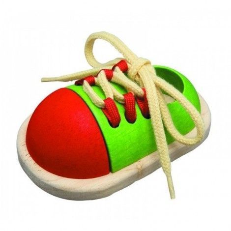 JUGUETE MADERA ATA EL ZAPATO PLANTOYS