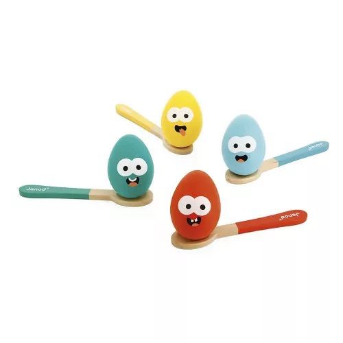 JUEGO CARRERA DE CUCHARAS Y HUEVOS JANOD - Imagen 4