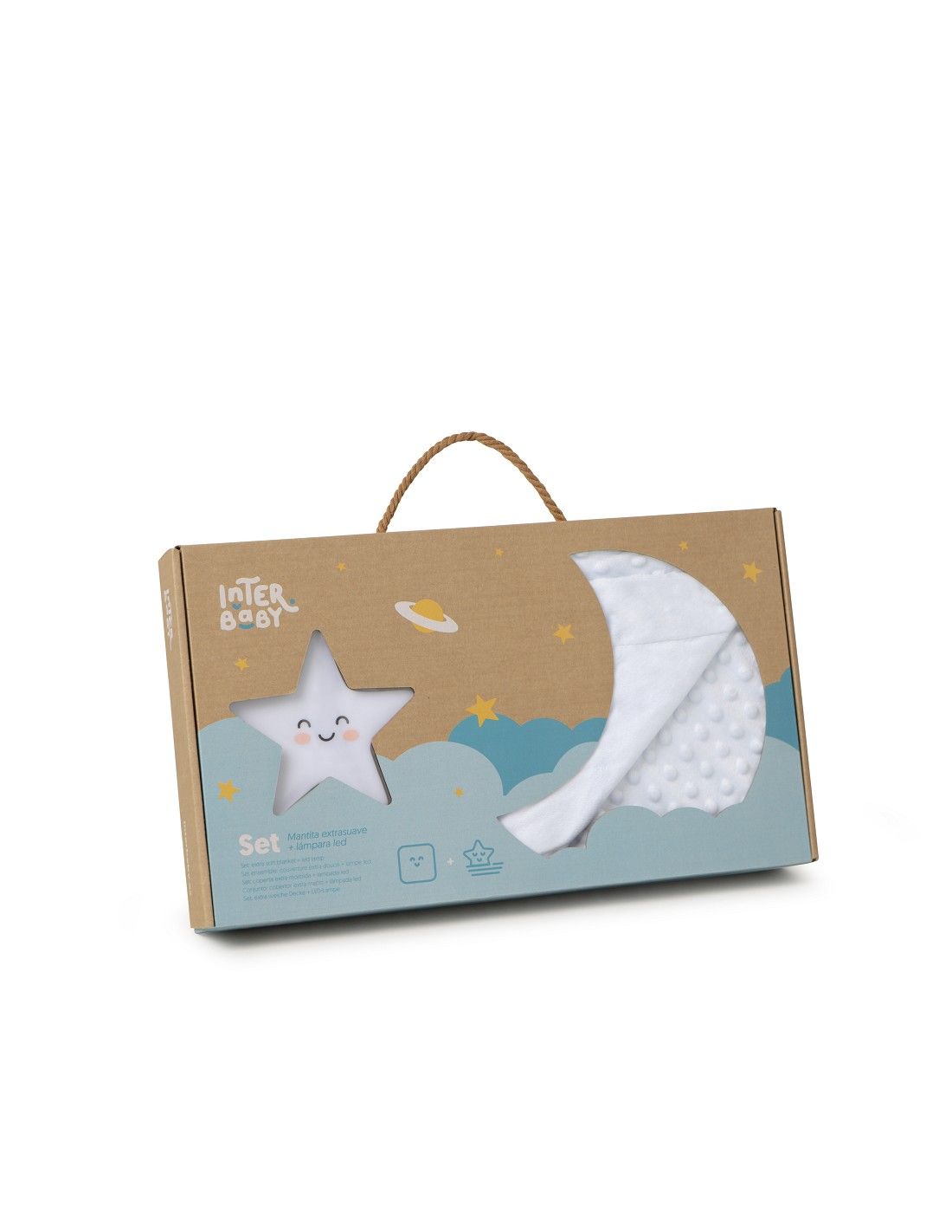 MANTA CON LUZ INTERBABY