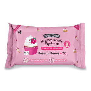TOALLITAS HUMEDAS FRESA NATA THE FRUIT COMPANY