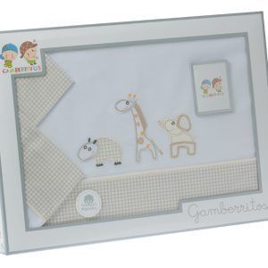 JUEGO SABANAS MINI CUNA GAMBERRITOS