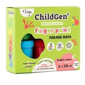 PINTURA DE DEDOS (6 BOTES DE 50 ML) CHILDGEN