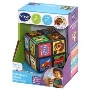 CUBO MAGICO INFANTIL GIRA Y APRENDE VTECH