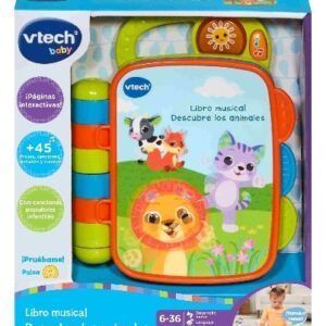 LIBRO MUSICAL DESCUBRE LOS ANIMALES VTECH