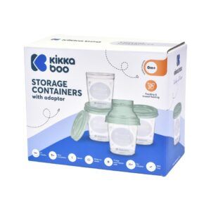 VASOS ALMACENAMIENTO LECHE MATERNA CON ADAPTADOR KIKKA BOO