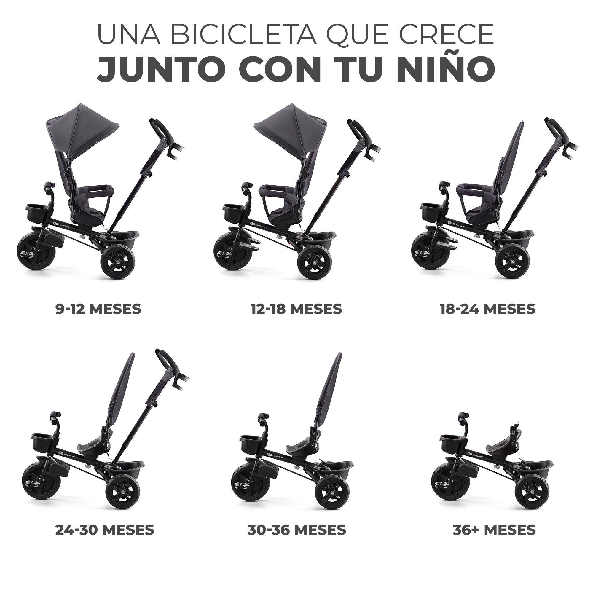 TRICICLO AVEO KINDERKRAFT - Imagen 6