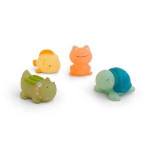 SET 4 JUGUETES BAÑO TERMOSENSIBLES SARO
