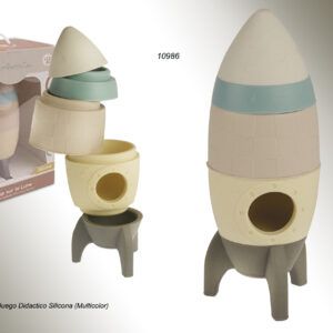 JUGUETE DIDACTICO-COHETE SILICONA GAMBERRITOS