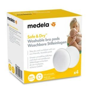 DISCOS ABSORBENTES LAVABLES SAFE & DRY MEDELA