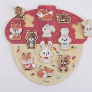 JUEGO MADERA LA BELLOTA DEL BOSQUE CHICCO