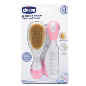 CEPILLO Y PEINE DE PELO NATURAL CHICCO