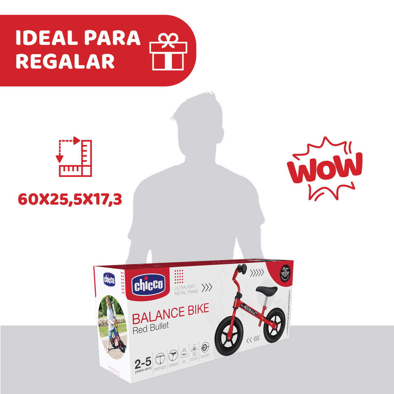 BICICLETA METAL SIN PEDALES FIRST BIKE CHICCO - Imagen 10