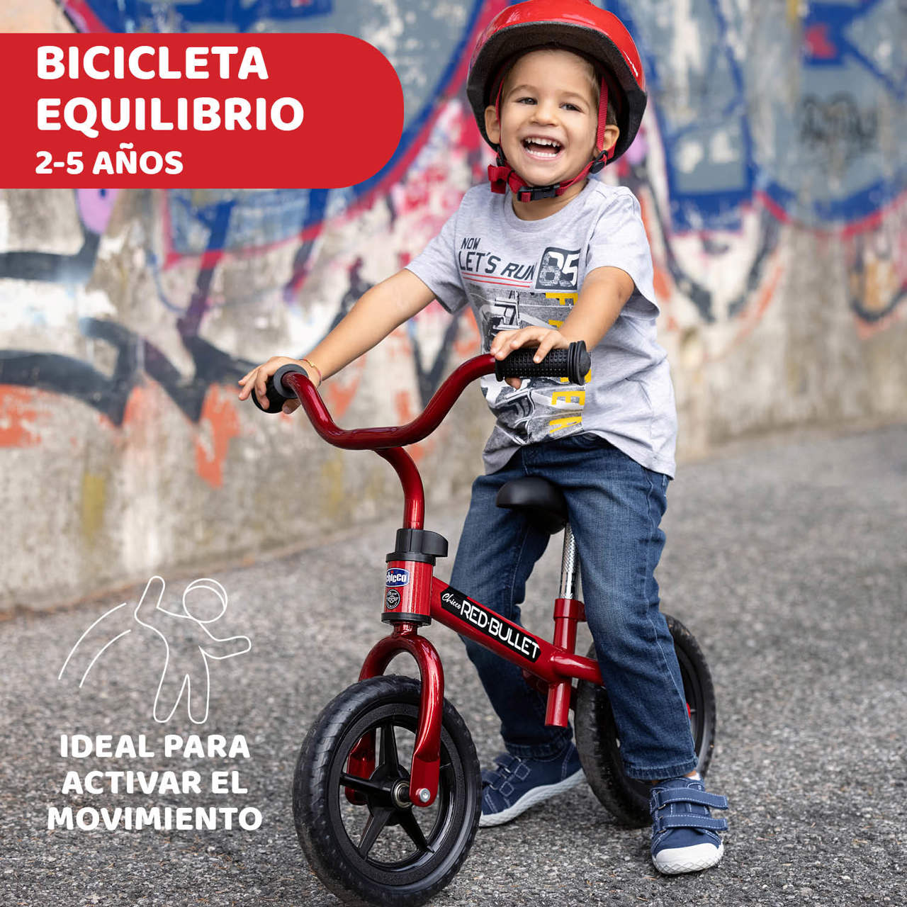 BICICLETA METAL SIN PEDALES FIRST BIKE CHICCO - Imagen 3