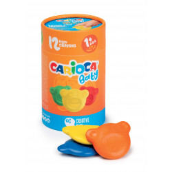 CERAS 12 COLORES BABY TEDDY CARIOCA
