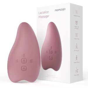 MASAJEADOR LACTANCIA CALOR Y VIBRACION MOMCOZY