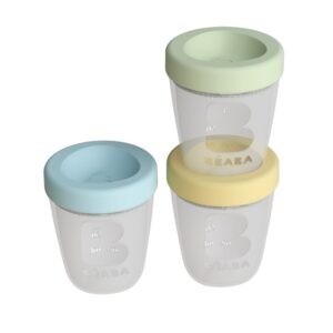 SET 3 TARROS CONSERVACION SILICONA BEABA