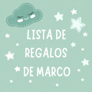 LISTA DE REGALOS DE MARCO